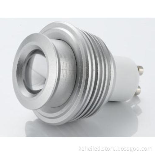 6W GU10 LED spotlight with 30/60/ 80°angle adjustable Sharp COB chip